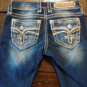Women's rock revival skinny jeans.